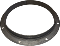 Black Iron Angle Ring – Round